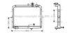 AVA QUALITY COOLING KA2033 Radiator, engine cooling